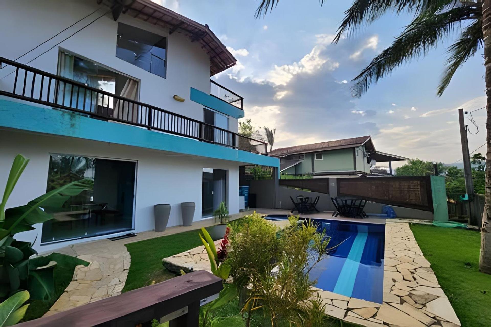 Bela Casa De 4 Suites Com Piscina E Vista - Curral Ilhabela Kültér fotó