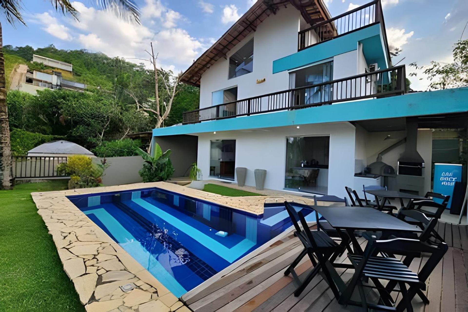 Bela Casa De 4 Suites Com Piscina E Vista - Curral Ilhabela Kültér fotó