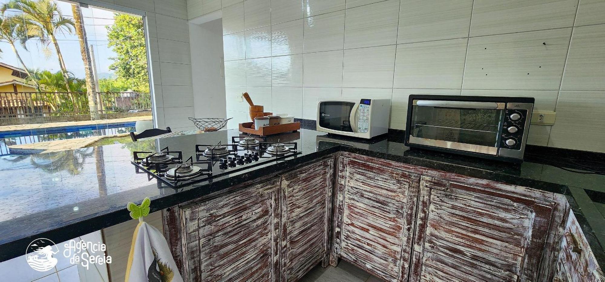 Bela Casa De 4 Suites Com Piscina E Vista - Curral Ilhabela Kültér fotó